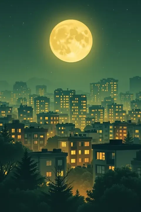 城里的月光海报