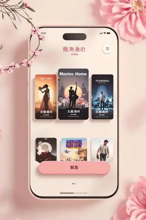 午夜影视APP界面预览